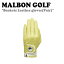 マルボンゴルフ MALBON GOLF レディース BUCKETS LEATHER GLOVES バケット レザー グローブ LEMON レモン M2242PGL01LEM ACC