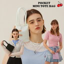 キルシー トートバッグ KIRSH 正規販売店 POCKET MINI TOTE BAG ポケット ミニ トート バッグ BLACK ブラック PINK ピンク CREAM クリーム FKQRABA501M バッグ