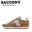 サッカニー スニーカー レディース サッカニー スニーカー SAUCONY メンズ レディース JAZZ ORIGINAL ジャズ オリジナル TAN タン ORANGE オレンジ S2044-643 シューズ