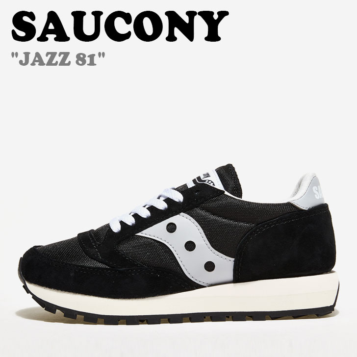 サッカニー スニーカー SAUCONY メンズ レディース JAZZ 81 ジャズ 81 BLACK ブラック GREY グレー S70539-53 シューズ