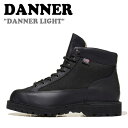 ダナー ブーツ DANNER メンズ DANNER LIGHT ダナーライト BLACK ブラック 30465 シューズ