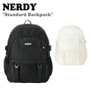 ノルディ バッグパック NERDY Standard Backpack スタンダードバックパック BLACK CREAM PNES23AA030101/0201 ノルディー バッグ