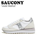 サッカニー スニーカー レディース サッカニー スニーカー SAUCONY レディース JAZZ TRIPLE ジャズ トリプル WHITE ホワイト SILVER シルバー S60530-16 シューズ