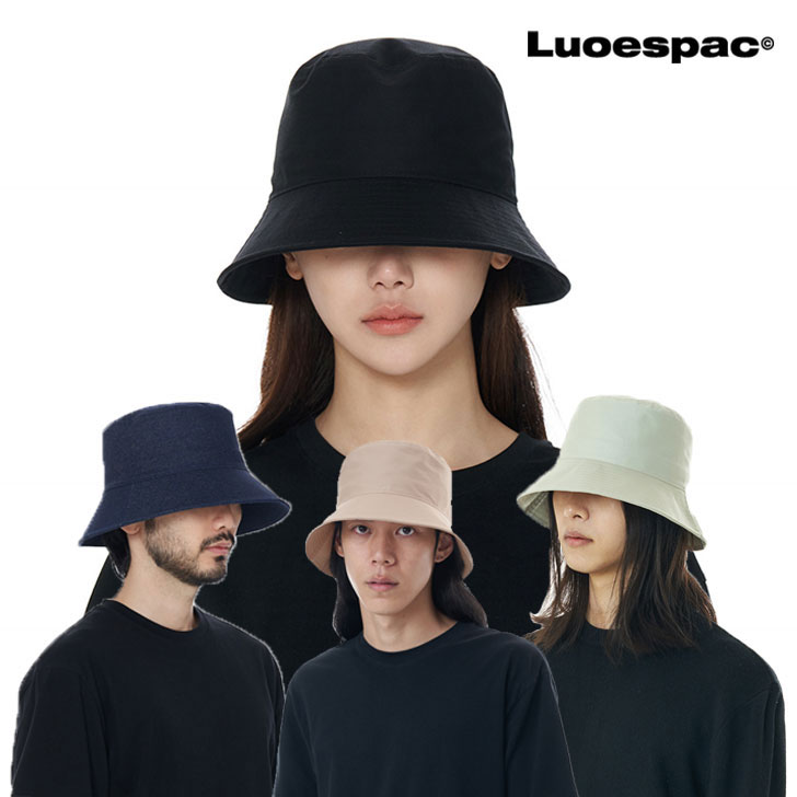 ルオエスパック バケットハット LUOESPAC 正規販売店 OVERFIT BUCKET HAT オーバーフィット バケット ハット BLACK ブラック IVORY アイボリー DARK INDIGO ダーク インジゴ BEIGE ベージュ LP7647/7864 ACC