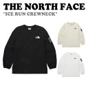 ザ・ノース・フェイス トレーナー メンズ ノースフェイス トレーナー THE NORTH FACE メンズ レディース ICE RUN CREWNECK アイス ラン クルーネック BLACK ブラック LIGHT BEIGE ライトベージュ WHITE ホワイト NM5MP05J/K/L 長袖 ウェア