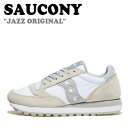 サッカニー スニーカー レディース サッカニー スニーカー SAUCONY メンズ レディース JAZZ ORIGINAL ジャズ オリジナル WHITE ホワイト GRAY グレー S2044-396 シューズ