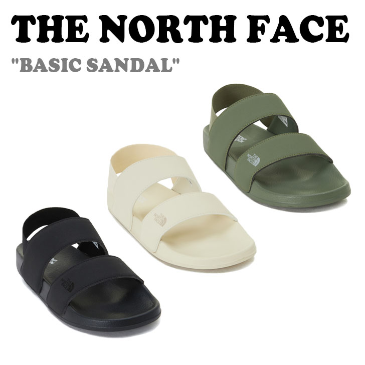 【即納カラー有/国内配送】ノースフェイス サンダル THE NORTH FACE メンズ レディース BASIC SANDAL ベーシックサンダル BLACK ブラック BEIGE ベージュ KHAKI カーキ NS98P11J/K/L シューズ