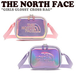 ノースフェイス クロスバッグ THE NORTH FACE 女の子 GIRLS GLOSSY CROSS BAG ガールズ グロッシー クロス バッグ LIGHT PINK ライト ピンク LAVENDER ラベンダー NN2PP10S/R バッグ 【中古】未使用品