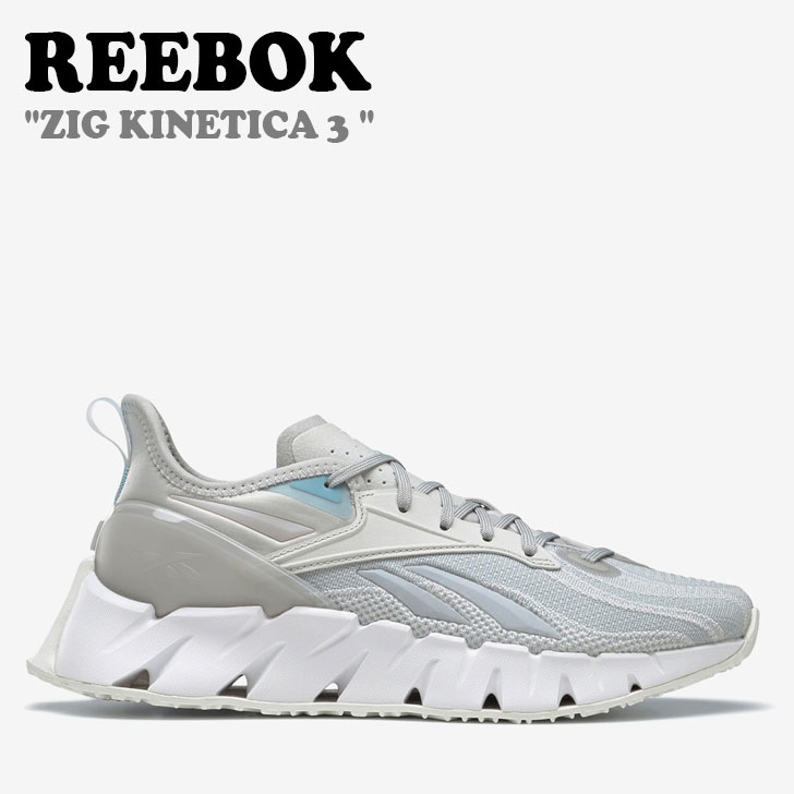 リーボック スニーカー REEBOK レディース ZIG KINETICA 3 ジグ キネティカ3 GRAY グレー BLUE ブルー HR1318 RESO3EN3WG2 シューズ