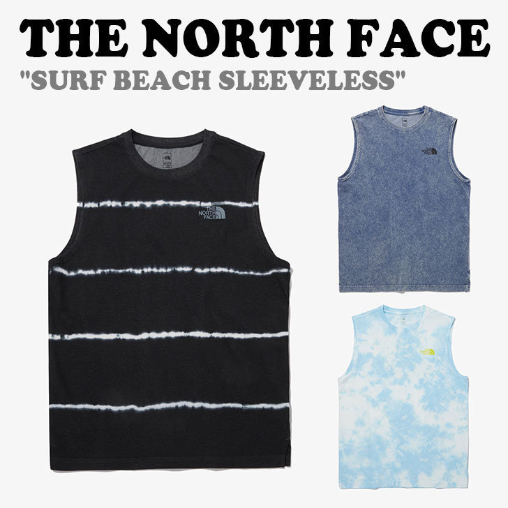 ノースフェイス トップス THE NORTH FACE メンズ SURF BEACH SLEEVELESS サーフ ビーチ スリーブレス MALIBU BLUE マリブ ブルー BLUE STONE ブルーストーン BLACK ブラック NT7VP11A/B/C ウェア