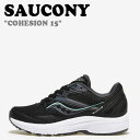 サッカニー スニーカー SAUCONY メンズ レディース COHESION 15 コヒージョン BLACK ブラック MEADOW メドウ S10702-05 シューズ