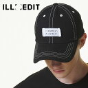 【RIIZE ウォンビン アントン着用】イレディット バケットハット ILLEDIT 正規販売店 STITCH LABEL BALLCAP ステッチ ラベル ボールキ..