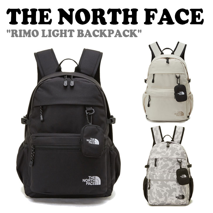 ノースフェイス リュックサック 韓国 THE NORTH FACE メンズ レディース RIMO LIGHT BACKPACK リモ ライト バックパック BLACK ブラック CREAM クリーム LIGHT BEIGE ライトベージュ NM2DP50J/K/L バッグ