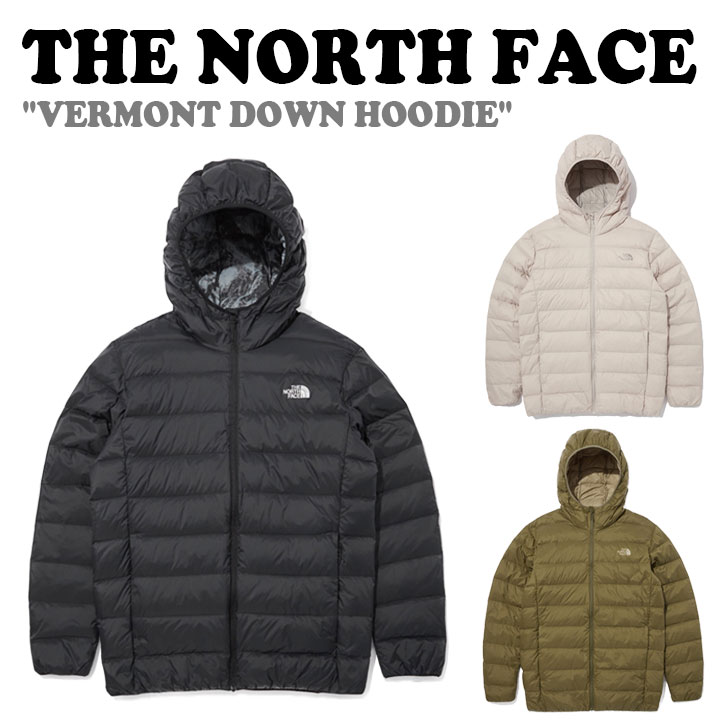 ノースフェイス ダウン THE NORTH FACE メンズ レディース VERMONT DOWN HOODIE バーモント ダウンフーディ BLACK ブラック WHITE SAND ホワイトサンド LIGHT KHAKI ライトカーキ NJ1DN69A/B/C ウェア