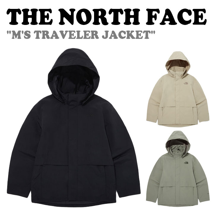 ノースフェイス ナイロンジャケット THE NORTH FACE メンズ M'S TRAVELER JACKET トラベラー ジャケット BLACK ブラック BEIGE ベージュ KHAKI カーキ NJ2HQ04A/B/C ウェア