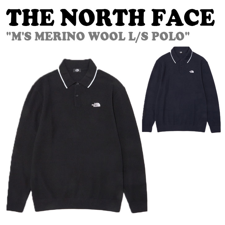 ザ・ノース・フェイス ポロシャツ メンズ ノースフェイス ポロシャツ THE NORTH FACE M'S MERINO WOOL L/S POLO メリノ ウール ロングスリーブ ポロ 全2色 長袖 NT7QN51A/B ウェア