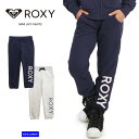 ROXY ロキシーMINI JIVY PANTS スウェットパンツ スリムフィット おしゃれ ガールズ レディース キッズ ジュニア 子供【モアスノー】