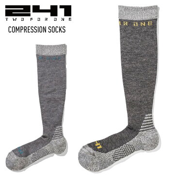 241 トゥーフォーワン スノーボードソックス COMPRESSION SOCKS MB6950 スキーソックス 【モアスノー】