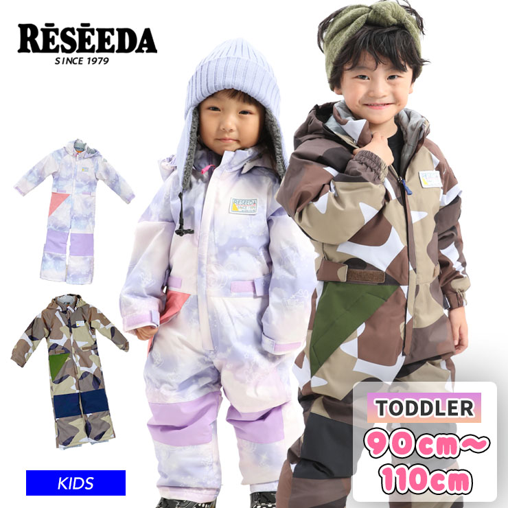 22-23 RESEEDA レセーダ スノーボードウェア REO55006 TODDLER ONEPIECE ワンピース キッズ 【モアスノー】
