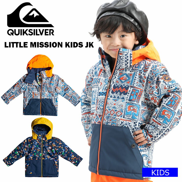 22-23 QUIKSILVER NCbNVo[ LITTLE MISSION KIDS JK WPbg Xm[{[h LbY@yAXm[z