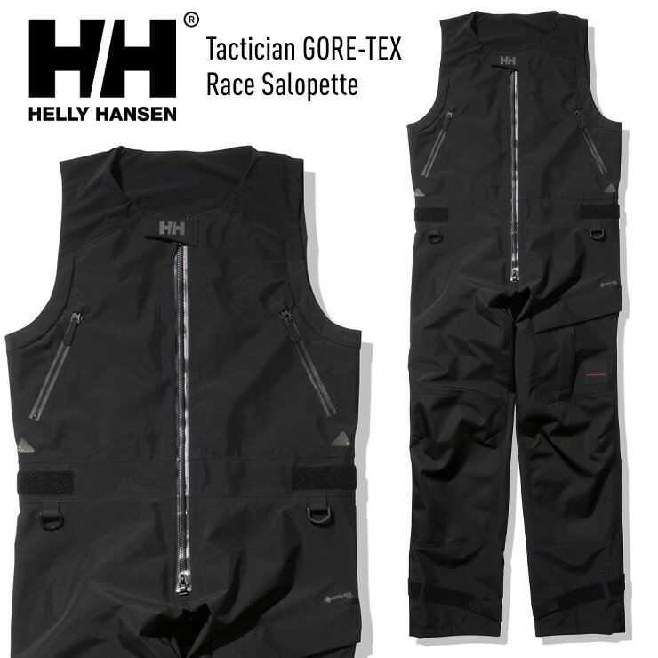 【30日まで使える最大2500円引きクーポン】HELLY HANSEN へリーハンセン Tactician GORE-TEX Race Salopette ゴアテックスレースサロペット HH22050 ビブパンツ スノーボード 【楽天モアスノー】