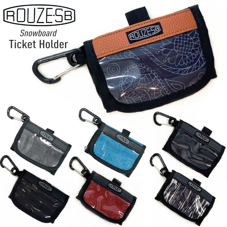 ROUZE ラウズ スノーボード チケットホルダー スキー RZA701 TICKET HOLDER パスケース 【モアスノー】