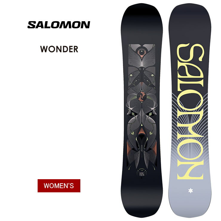 SALOMON サロモン WONDER ワンダー カービング フリーライド 23-24 2024 スノーボード 板 レディース ウーメンズ