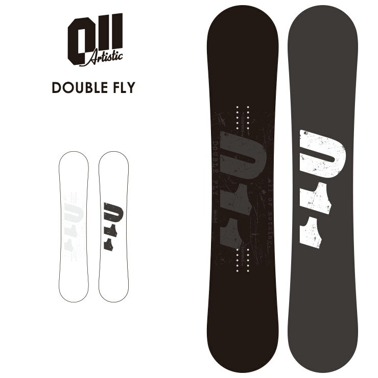 【15日まで使える最大2500円引きクーポン】011ARTISTIC ゼロワンワン DOUBLE FLY ダブルフライ 23-24 2024 スノーボード 板 メンズ