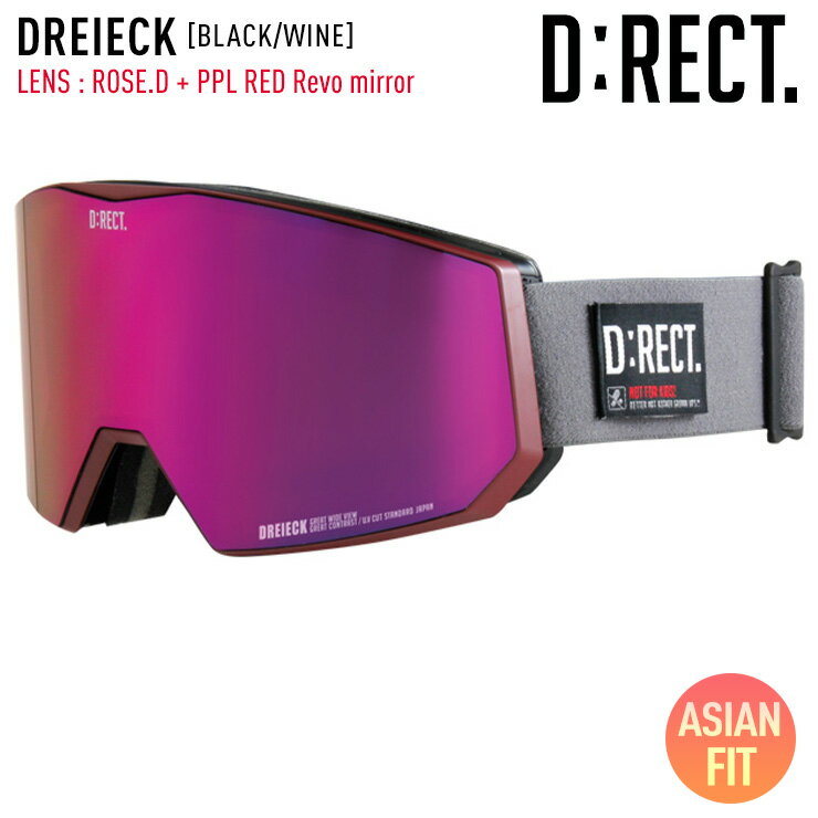 D:RECT ǥ쥯 Ρܡ  DREIECK ɥ쥤å 顼Mat BLACK/Mat WINE 󥺡ROSE PURPLE Revo mirror ʿ ڥ⥢Ρ