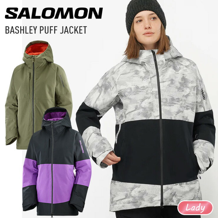 23-24 SALOMON サロモン BASHLEY PUFF JACKET W レディース スノージャケット スノーボード スキー ウェア 【モアスノー】