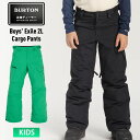 【20日まで使える最大2500円引きクーポン】23-24 BURTON バートン Boys 039 Exile 2L Cargo Pants スノーボード パンツ 子供 キッズ ジュニア スキー