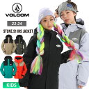 20日まで使える最大2500円引きクーポン 23-24 VOLCOM ボルコム STONE.91 INS JACKET スノーボード 雪遊び ティーンズ スキー 子供