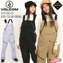 y10܂Ŏgő2500~N[|z23-24 VOLCOM {R ELM STRETCH GORE-TEX BIB OVERALL SAebNXrupc Xm{[ Xm[{[h XL[ EFA fB[X 2024 yAXm[z