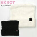 24-25 6KNOT シックスノット KITTEN BEANIE キッテン ビーニー ネコミミ ニット帽 防寒 スノーボード ANTHEM アンセム 【モアスノー】