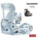 【20日まで使える最大2500円オフクーポン】SALOMON サロモン MIRAGE ミラージュ 24-25 2025 スノーボード ビンディング バインディン...
