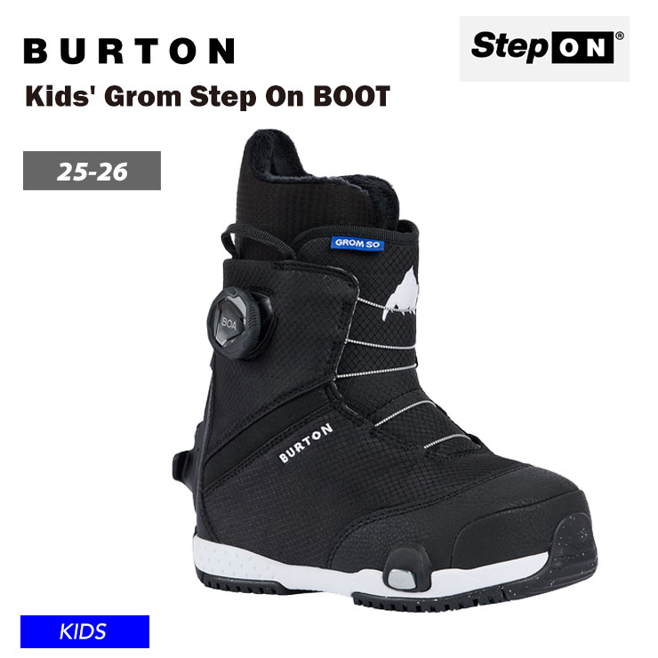 ͽ 25-26 2026 BURTON Сȥ Kids' Grom Step On ˥ ƥåץ Ρܡ å