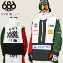 【早期予約】25-26 686 シックスエイトシックス ASSC F1 SHELL JACKET シェル アノラック ジャケット スノーボード スノボー スキー...