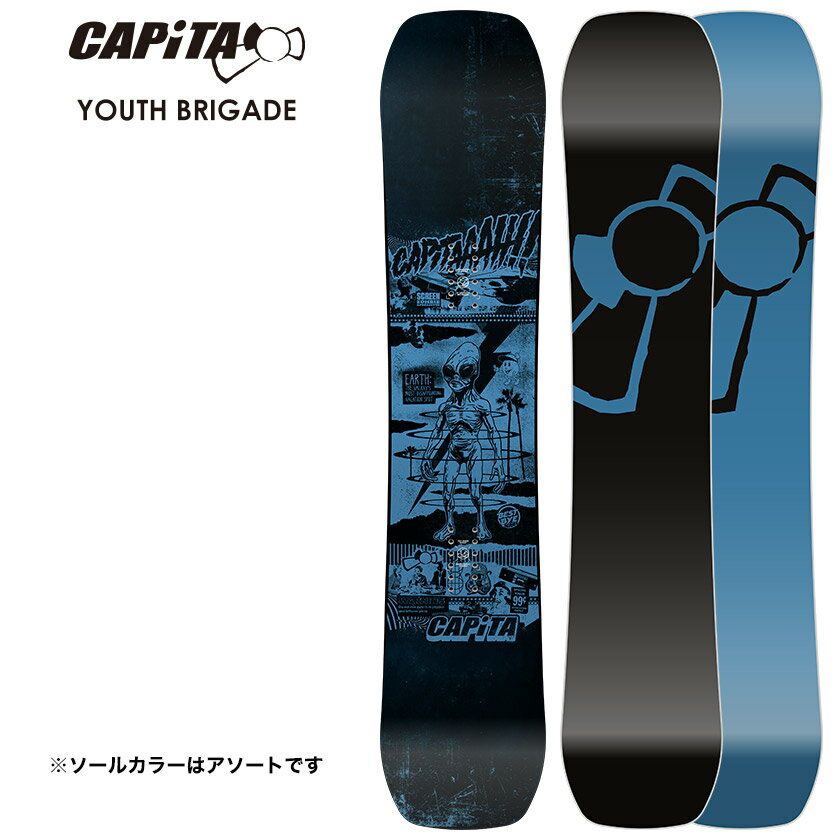 早期予約 【無料ワックスサービス有】26-27 2027 CAPITA キャピタ YOUTH BRIGADE ユースブリゲード スノーボード 板 キッズ 子供