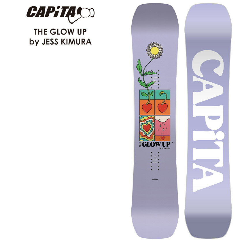 �����\�� �y�������b�N�X�T�[�r�X�L�z26-27 2027 CAPITA �L���s�^ THE GLOW UP by JESS KIMURA �O���E�A�b�v �W�F�X�L���� �X�m�[�{�[�h �� �L...