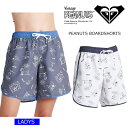 ROXY LV[ fB[X VINTAGE PEANUTS {[hV[c PEANUTS BOARDSHORTS RBS222002 AEghA