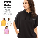 BILLABONG ビラボン レディース SURF CLASSIC SWEAT PARKA スウェットパーカ BC013034 2023年春夏モデル アウトドア