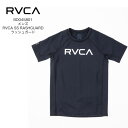 RVCA ルーカ キッズ RVCA SS RASHGUARD ラッシュガード BD045801 2023年春夏モデル サーフィン アウトドア