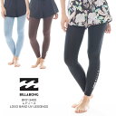 BILLABONG ビラボン レディース LOGO BAND UV LEGGINGS ラッシュレギンス BF013400 2025年春夏モデル レギンス アウトドア(4)