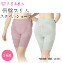 楽天STYLE UP MORE＼最大1,000円OFFクーポン／【2枚組】芦屋美整体 骨盤スリムスタイルショーツ WEB限定 骨盤ショーツ 骨盤ガードル 骨盤矯正 補正 補整 補正下着 一枚履き 深履き 綿混 産後 レディース ロングガードル ぽっこりお腹 大きいサイズ 股関節 シェイプアップ