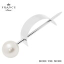 \10%OFFクーポン/France Luxe フランス ラックス スキニー メタル & パール マジェステ (シルバー) 簪 かんざし ヘアクリップ バレッタ...