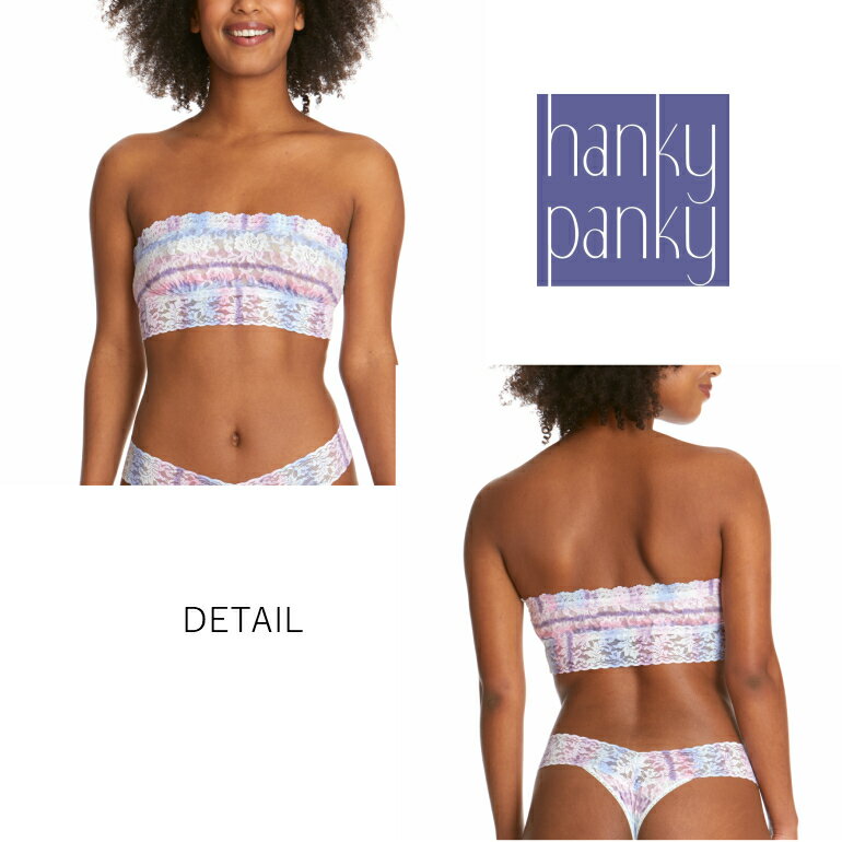 【送料無料】ハンキーパンキー hanky panky タイド&トゥルー バンドゥ ストラップレス ブラジャー ノンワイヤー レディース ナイトブラ セクシー エレガント ランジェリー 正規品