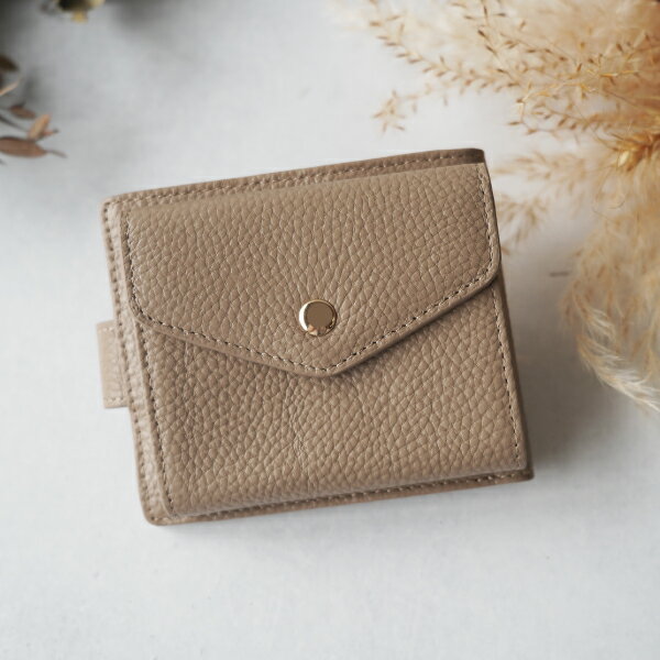 二つ折り財布【グレー×レッドブラウン】コンパクトウォレット 二つ折り財布【グレー×レッドブラウン】コンパクトウォレット 楽天市場