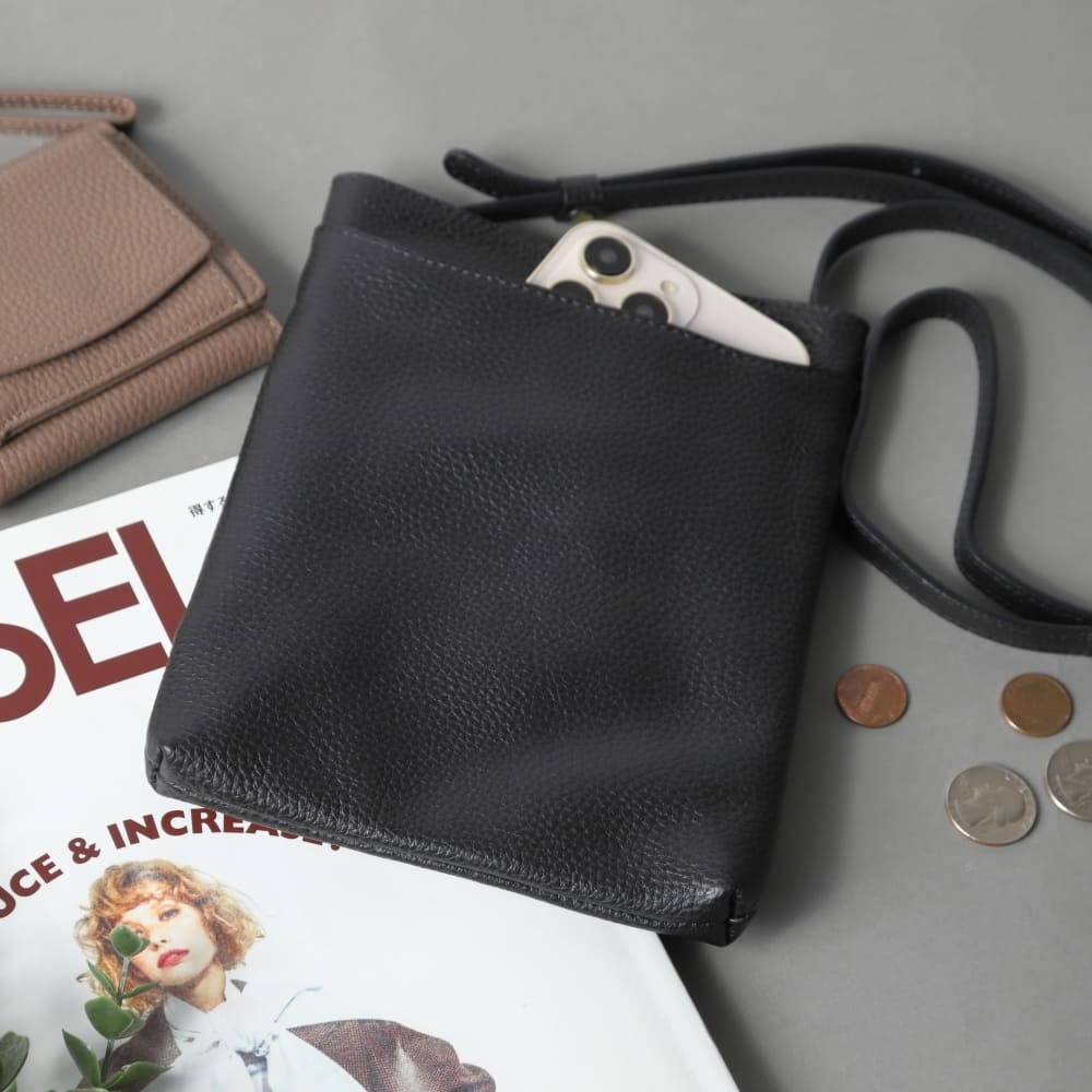 楽天市場】スマホポーチ 本革（テイスト（ファッション）エレガント