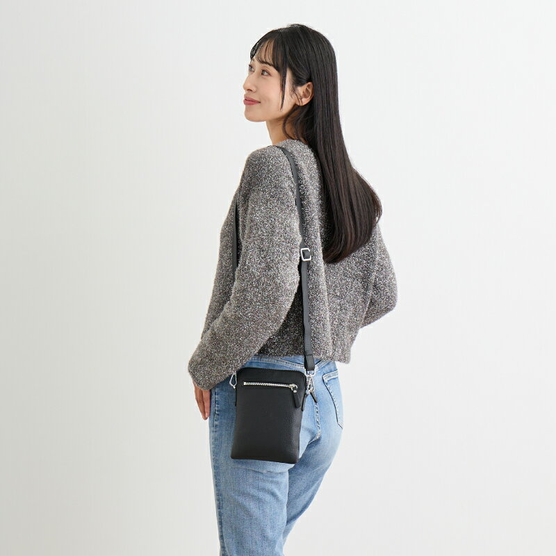 楽天市場】ポシェット 斜めがけ（カラーブラック）（ショルダーバッグ