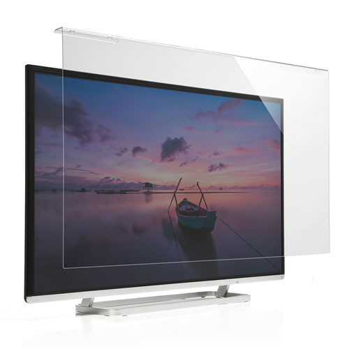 サンワサプライ　液晶テレビ保護フィルター(55インチ)　CRT-550WHG